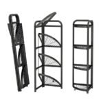 4 layer foldable corner shelves - Image 4