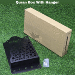 Quran Box With Tasbih Hanger Black/Golden